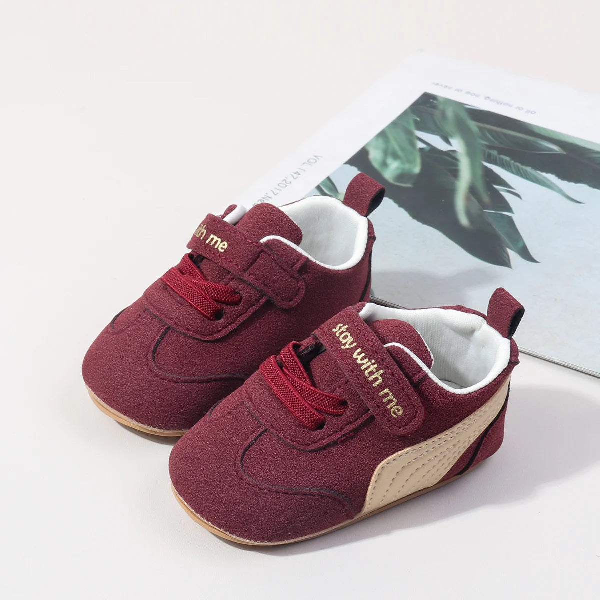 Stay with me | Spring and Autumn Baby Boys and Girls First Walking Shoes Toddler Shoes Newborn Pre-Walking Fashion Casual Shoes.