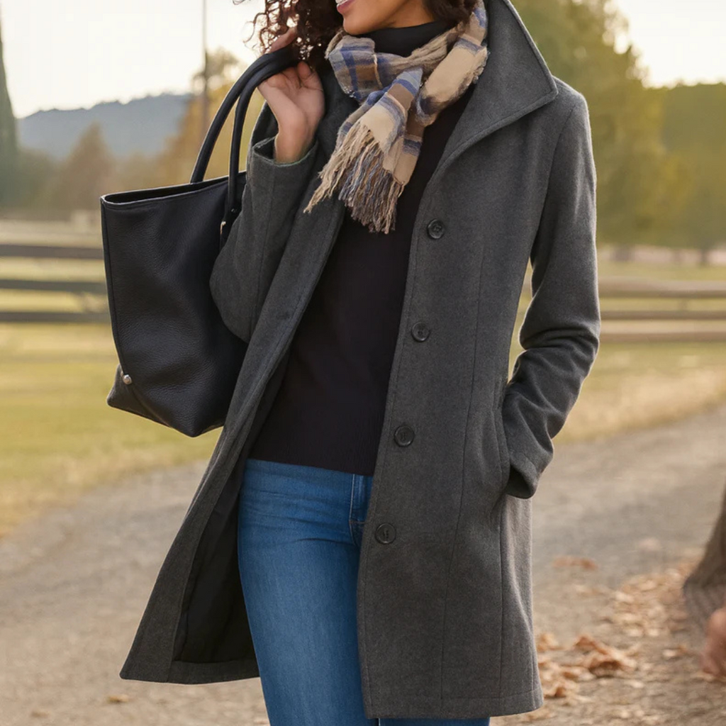 Kim | Coat Wool Winter Timeless Style Elegant Coat