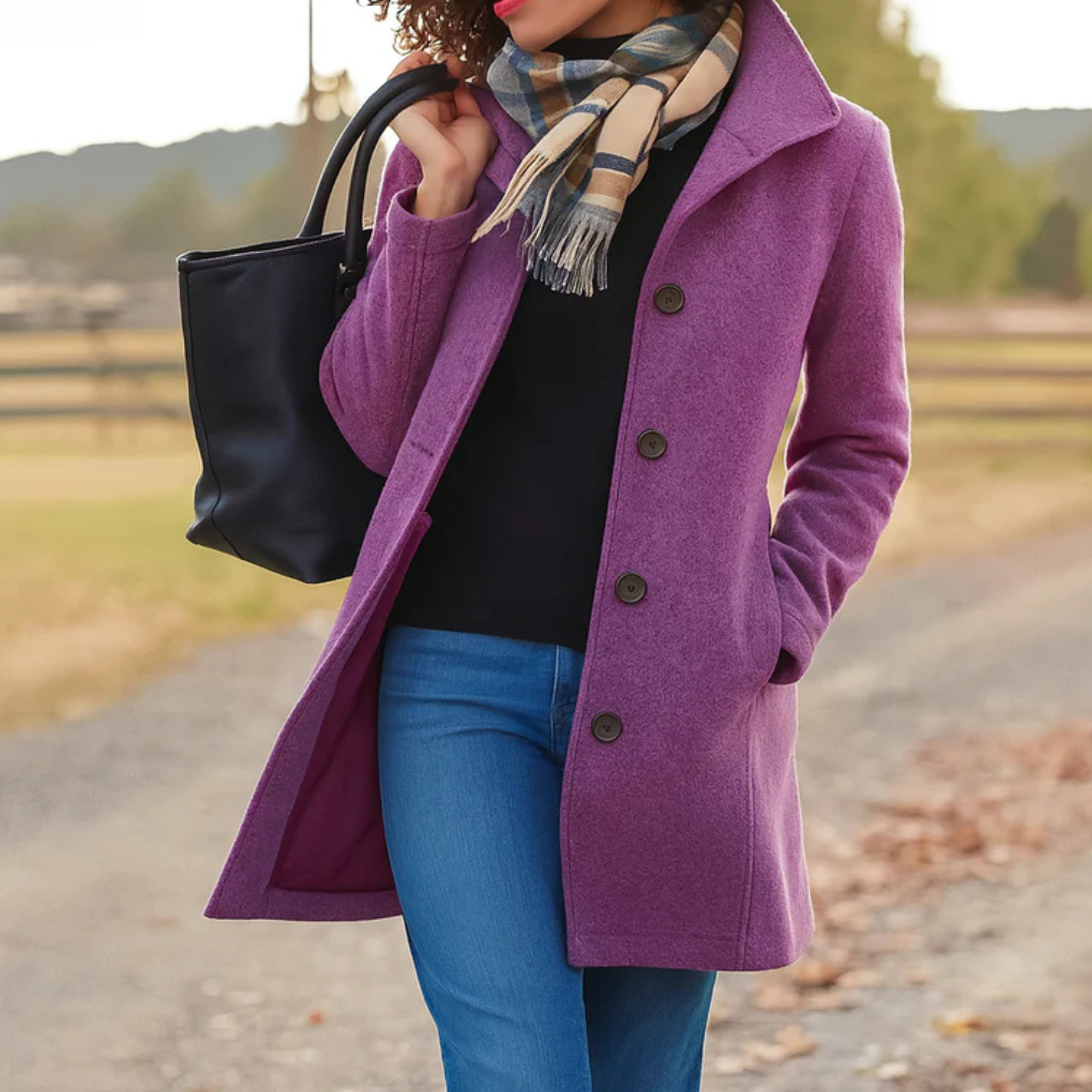 Kim | Coat Wool Winter Timeless Style Elegant Coat