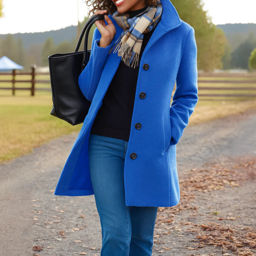 Kim | Coat Wool Winter Timeless Style Elegant Coat