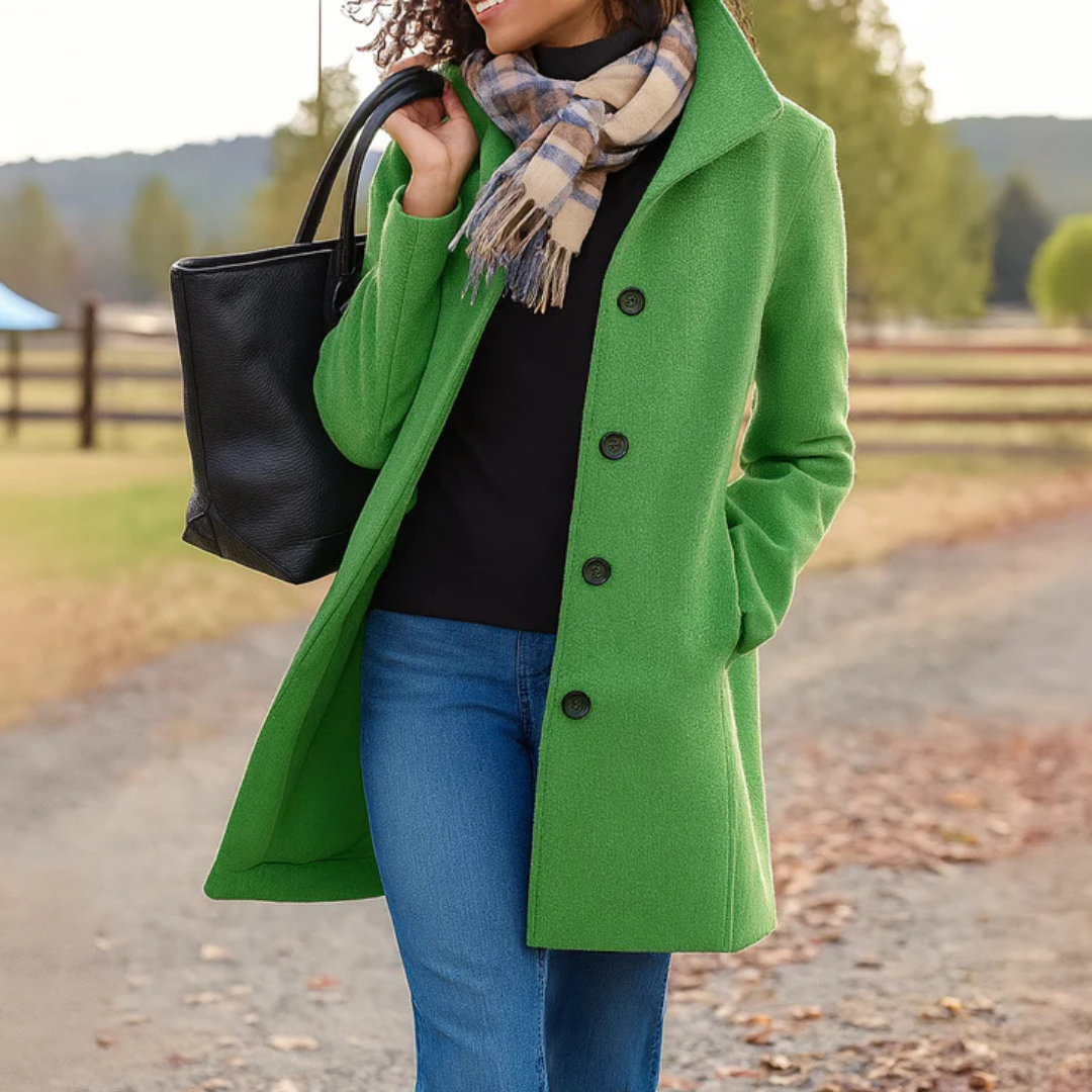 Kim | Coat Wool Winter Timeless Style Elegant Coat