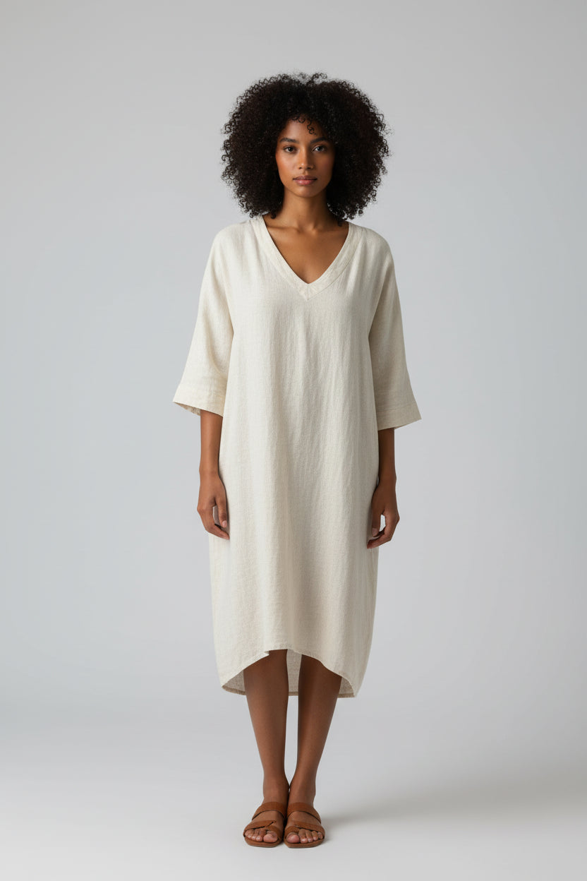 Noa | Summer Linen Blend Caftan