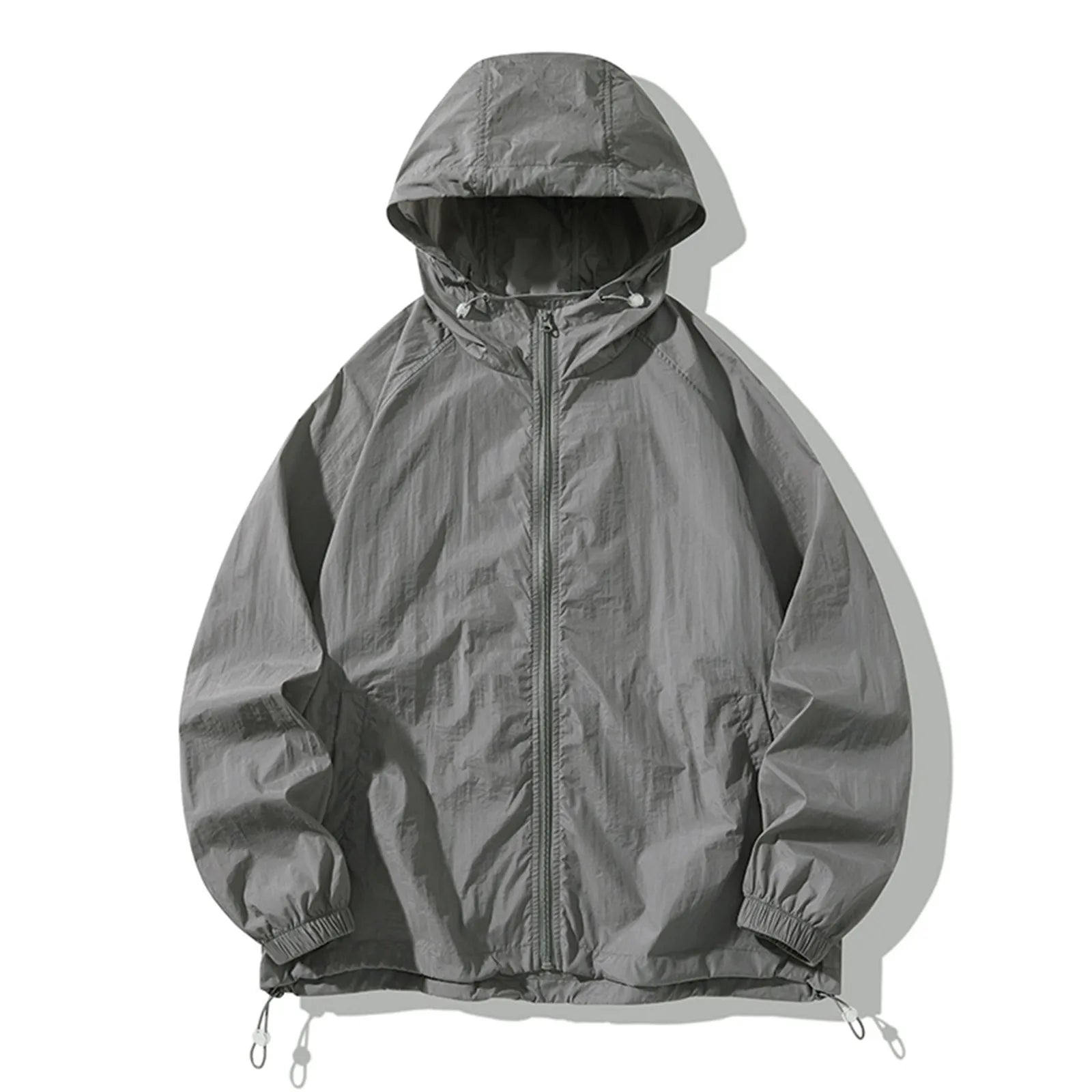 Liam | Men's Outdoor Casual Loose Sun Protection Clothing Punch Coat Waterproof Quick-Drying Loose Hooded Jacket.