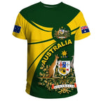 Australia Flag T-Shirts Men / Women Australian National Emblem T-Shirt Street Summer Sport Short Sleeve Loose T-Shirts Clothing