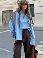 The Mia-Liv Airy Linen Blouse