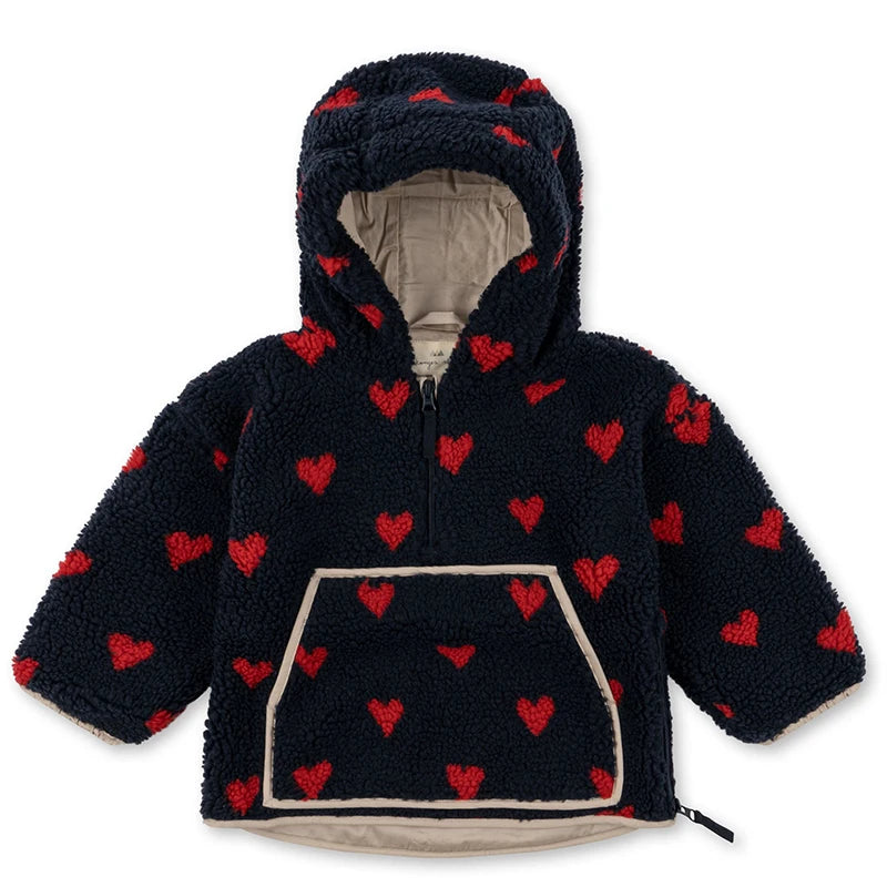 Jessy | Winter Children Cotton Warm Outerwear Clothing Girls Print Jackets Baby Boys Plus Fleece Jackets Children's Clothing