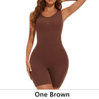 Lia | Bodysuits Full Coverage Shapewear Thigh Slimming Bodysuit Wide Shoulder Body Shaper Jumpsuit Seamless Shapers Slimmer