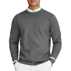 Liam | Men's Lightweight Knitted Sweater with Round Neck and Long Sleeves