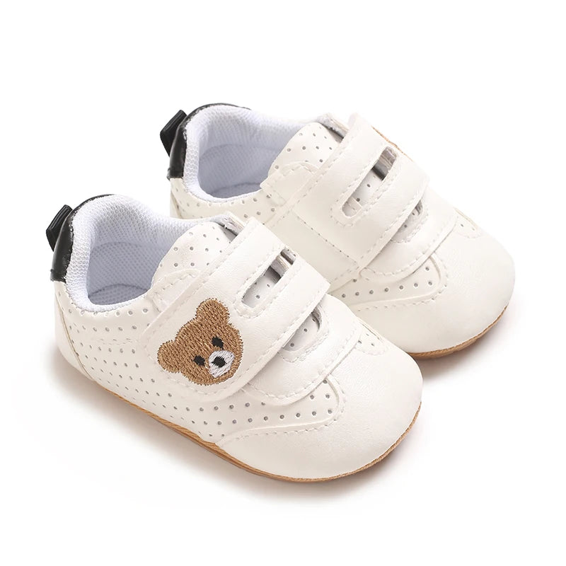 ISA | Panda Sports Shoes for Boys and Girls in Spring and Autumn Seasons Children's Fashion Sport Shoes Baby Shoes from 0 to 18 Months.