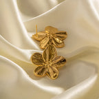 Amy Julliete – Vintage Gold Floral Earrings