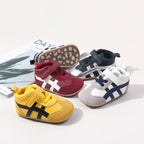 ISA | Spring and Autumn Baby Boys and Girls First Walking Shoes Toddler Shoes for 0-18M Fashion Design Casual Shoes