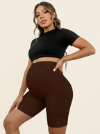 Lia | Maternity Leggings Short High Waist Sports Hip Clothing Pregnant Woman Yoga Fitness Sportswear Slim Fashion Shorts Clothing