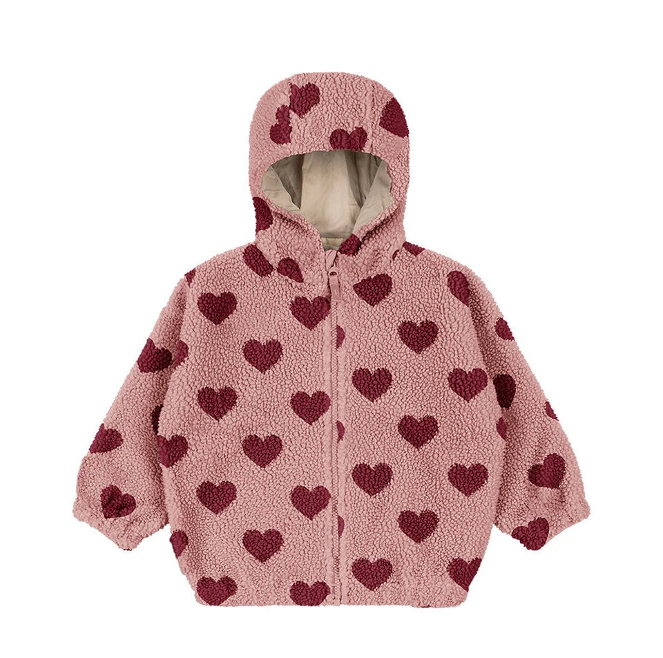 Jessy | Winter Children Cotton Warm Outerwear Clothing Girls Print Jackets Baby Boys Plus Fleece Jackets Children's Clothing