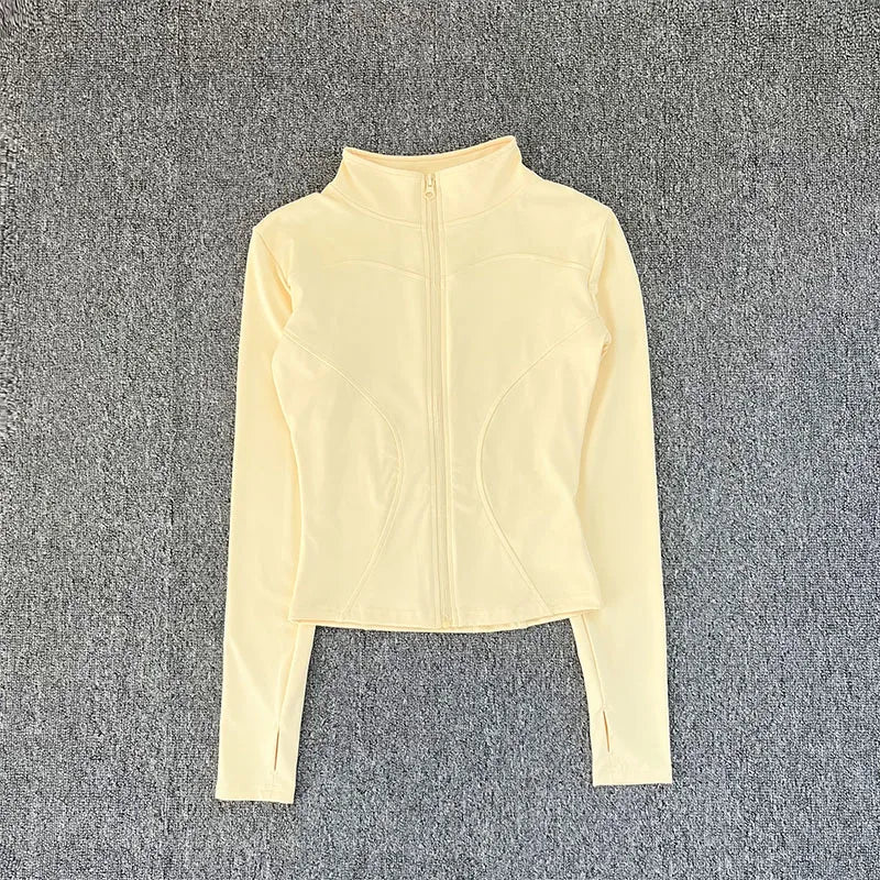 Kim | Women's Sports Jacket Long Sleeve Training Jacket Gym Workout Clothing Yoga Sportswear