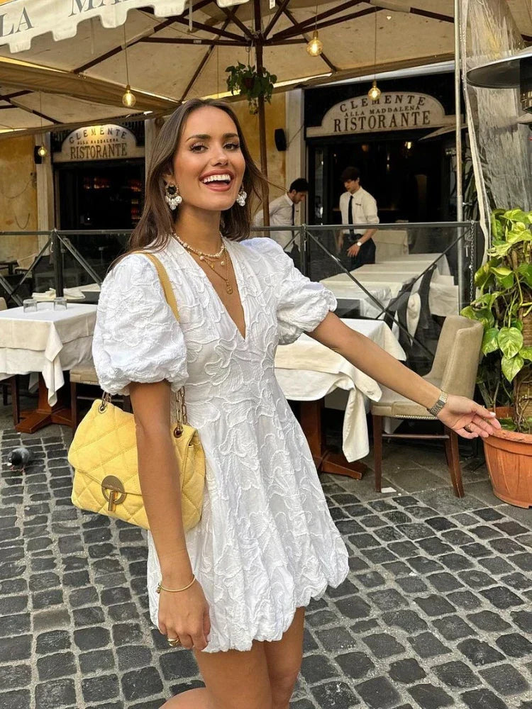 Lyna — Textured Dress