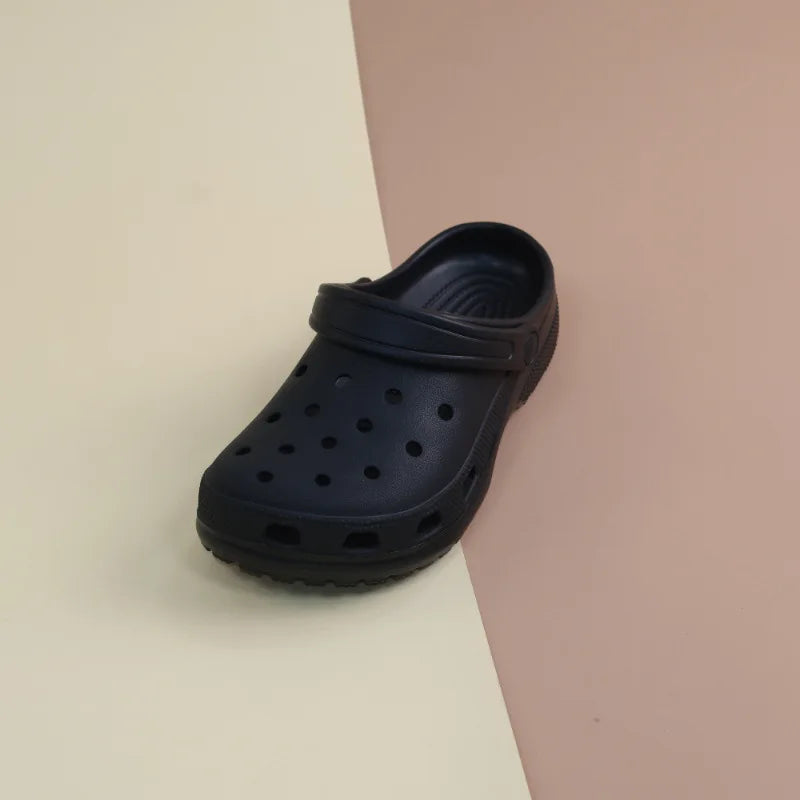 Perforated Shoes for Women - Non-Slip, Odor-Resistant, Heel-Raising, Outdoor & Casual Slippers for Couples