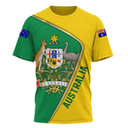 Aboriginal Kangaroo Australia Top Tees Painting Summer Men T-Shirt 3D Printed T-Shirt Women Short Sleeve Oversized Clothing World Cup