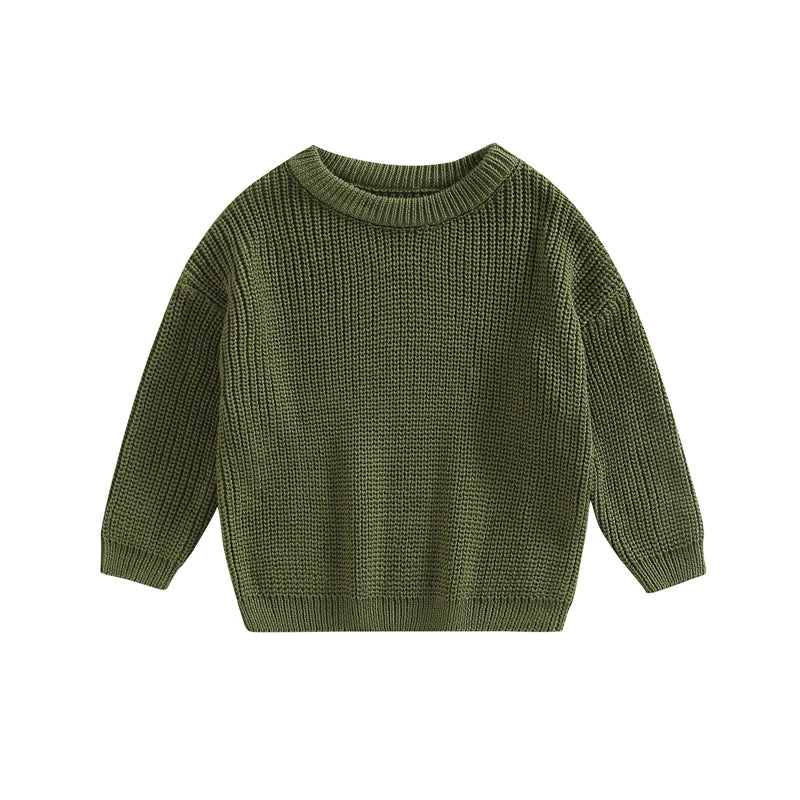 Charlie | 0-9M Autumn New Baby Boys Girls Clothing Baby Sweater Toddler Knitted Sweater Newborn Knitted Cotton Baby Sweater Tops with Long Sleeves