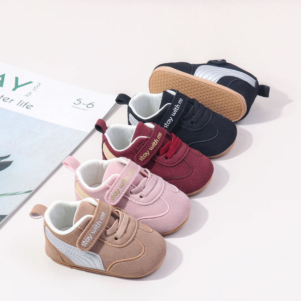 Stay with me | Spring and Autumn Baby Boys and Girls First Walking Shoes Toddler Shoes Newborn Pre-Walking Fashion Casual Shoes.