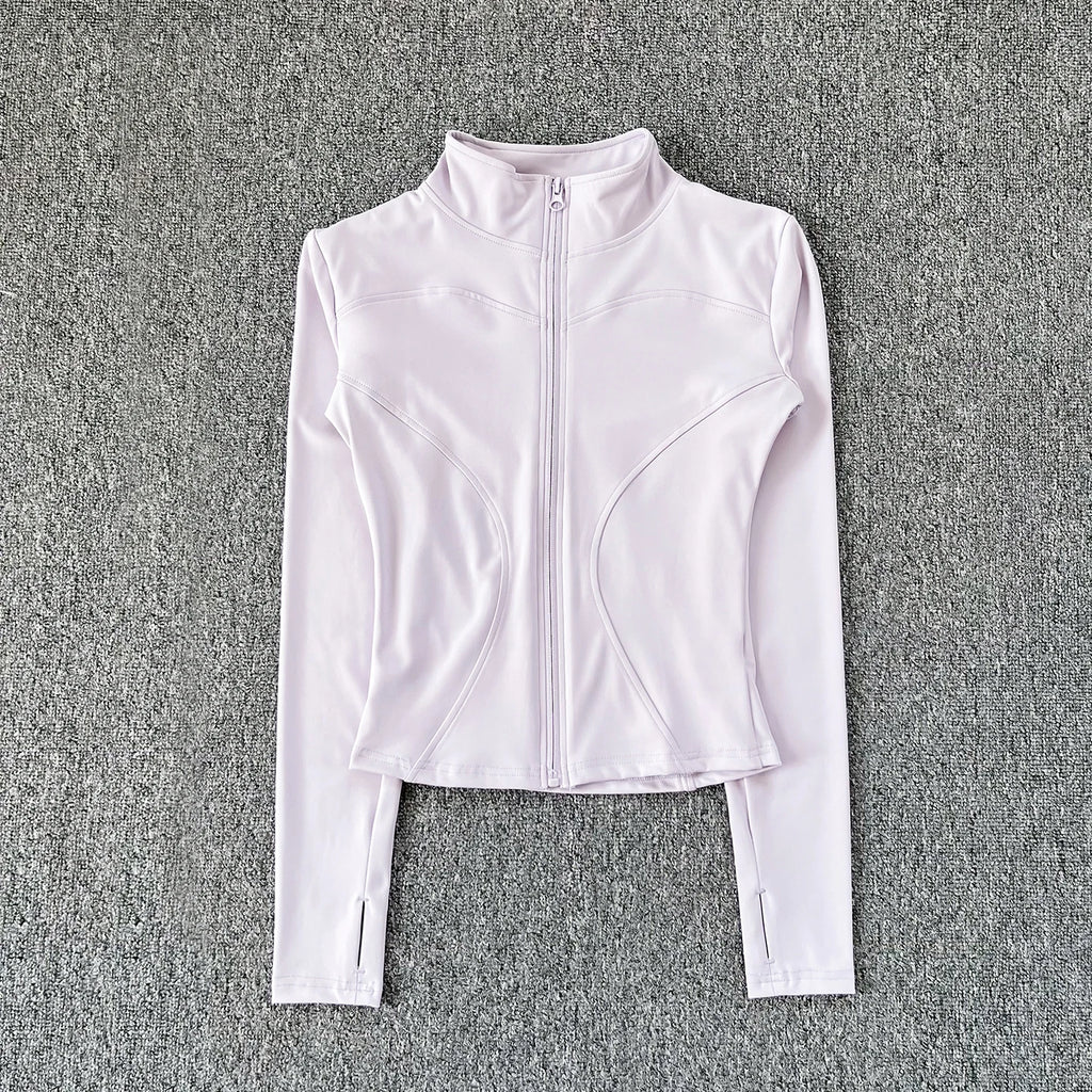 Kim | Women's Sports Jacket Long Sleeve Training Jacket Gym Workout Clothing Yoga Sportswear