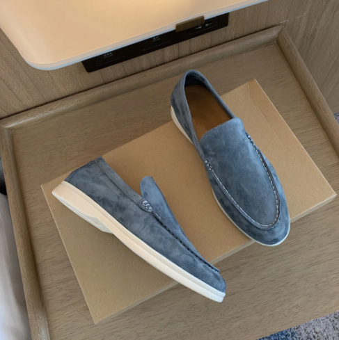 Milano | Old Money Suede Slip-On Loafers for Men