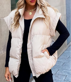 Quilted Body Warmer with Zipper | Fall/Winter