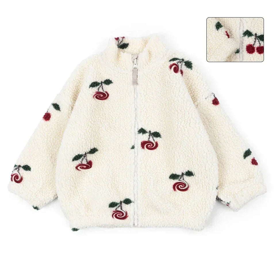 Jessy | Winter Children Cotton Warm Outerwear Clothing Girls Print Jackets Baby Boys Plus Fleece Jackets Children's Clothing
