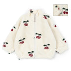 Jessy | Winter Children Cotton Warm Outerwear Clothing Girls Print Jackets Baby Boys Plus Fleece Jackets Children's Clothing