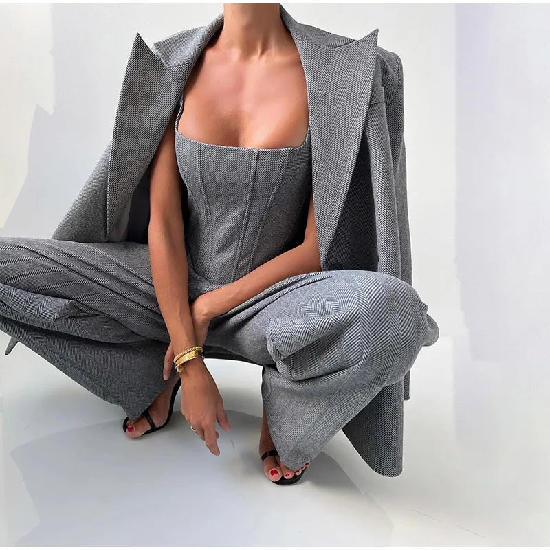 Maaike | Tailored Power Elegance Three-Piece Set