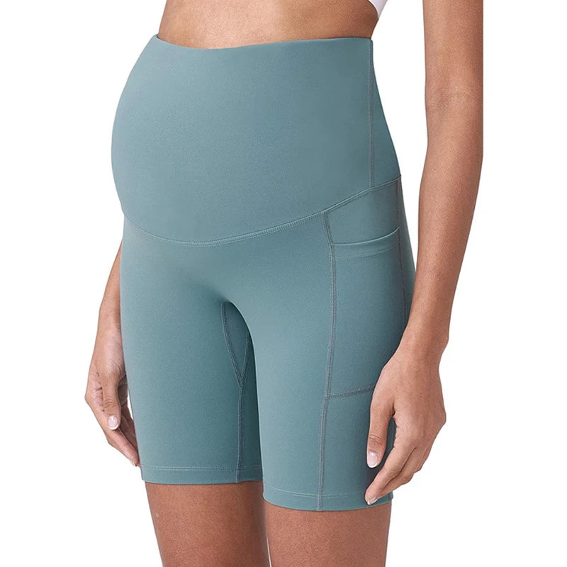 ISA | Maternity leggings High Waist Belly Support Leggings for Pregnant Women Pregnancy Skinny Pants Body Shaping Postpartum Pants