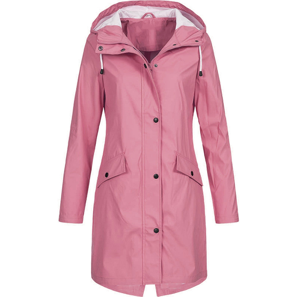 Robin | Women's Stylish Waterproof Rain Jacket Cut