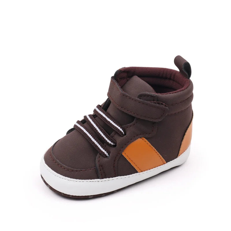 ISA | Baby Shoes Soft Cotton Spring and Autumn Style 0-9-18 Months Toddler Boys and Girls Baby