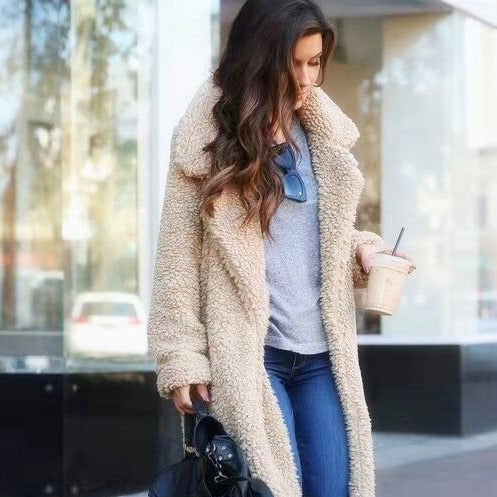 Lia | Teddy coat hidden pocket soft lining comfortable - Winter Jacket