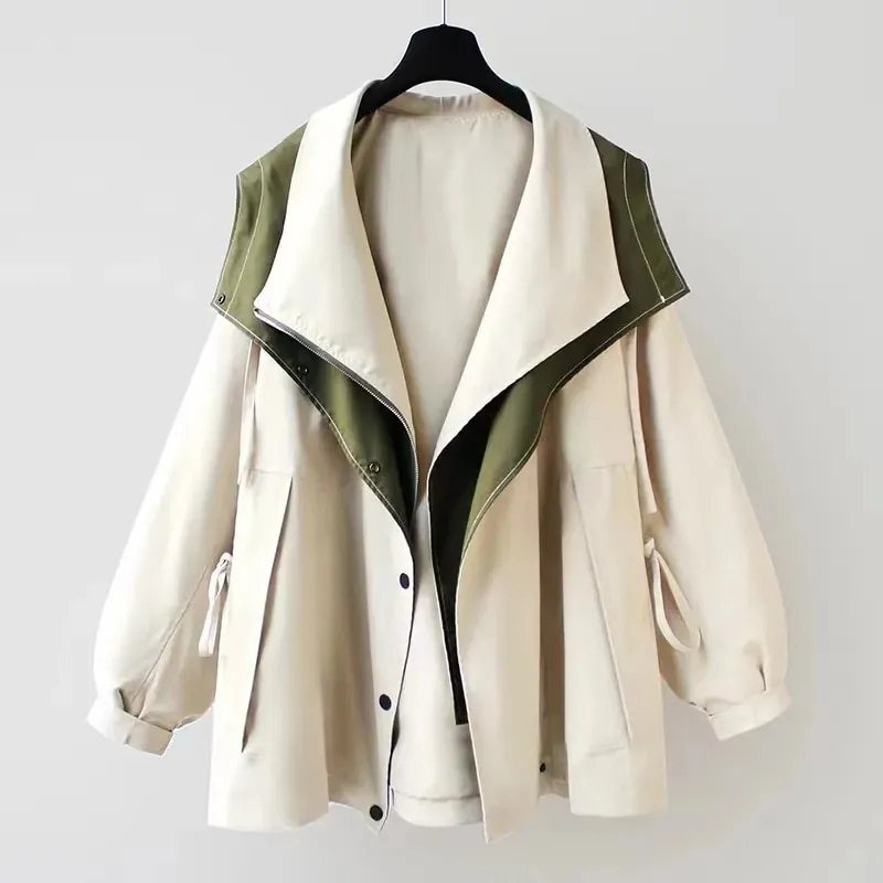 Lia | Women's Rain Jacket Stylish Dry Outfit Gray Days