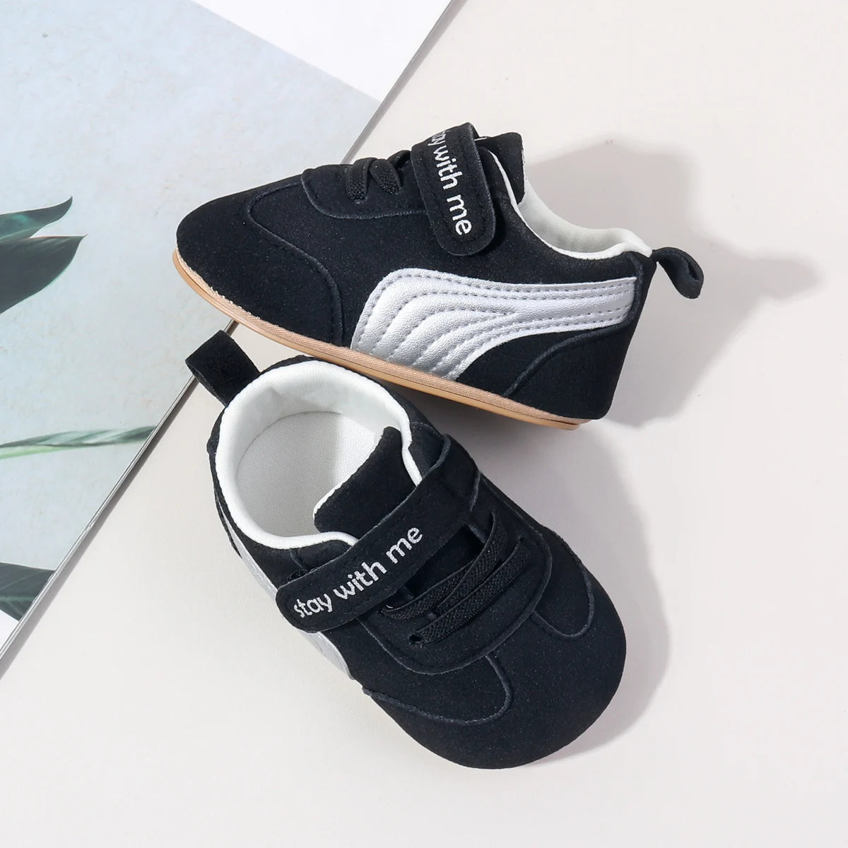 Stay with me | Spring and Autumn Baby Boys and Girls First Walking Shoes Toddler Shoes Newborn Pre-Walking Fashion Casual Shoes.