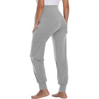 Isa | Motherhood ladies casual pants high waist stretchy lounge pants for pregnant women joggers with pockets.