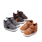 ISA | Baby Shoes Soft Cotton Spring and Autumn Style 0-9-18 Months Toddler Boys and Girls Baby