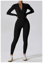Claire - Long-Sleeve Sporty Jumpsuit