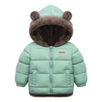 Charlie | Boys Girls Thick Jackets Winter Children Padded Fleece Warm Coats Kids Cotton Outerwear with Hood Children's Clothing Snowsuit
