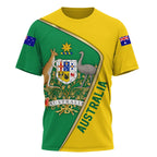 Aboriginal Kangaroo Australia Top Tees Painting Summer Men T-Shirt 3D Printed T-Shirt Women Short Sleeve Oversized Clothing World Cup