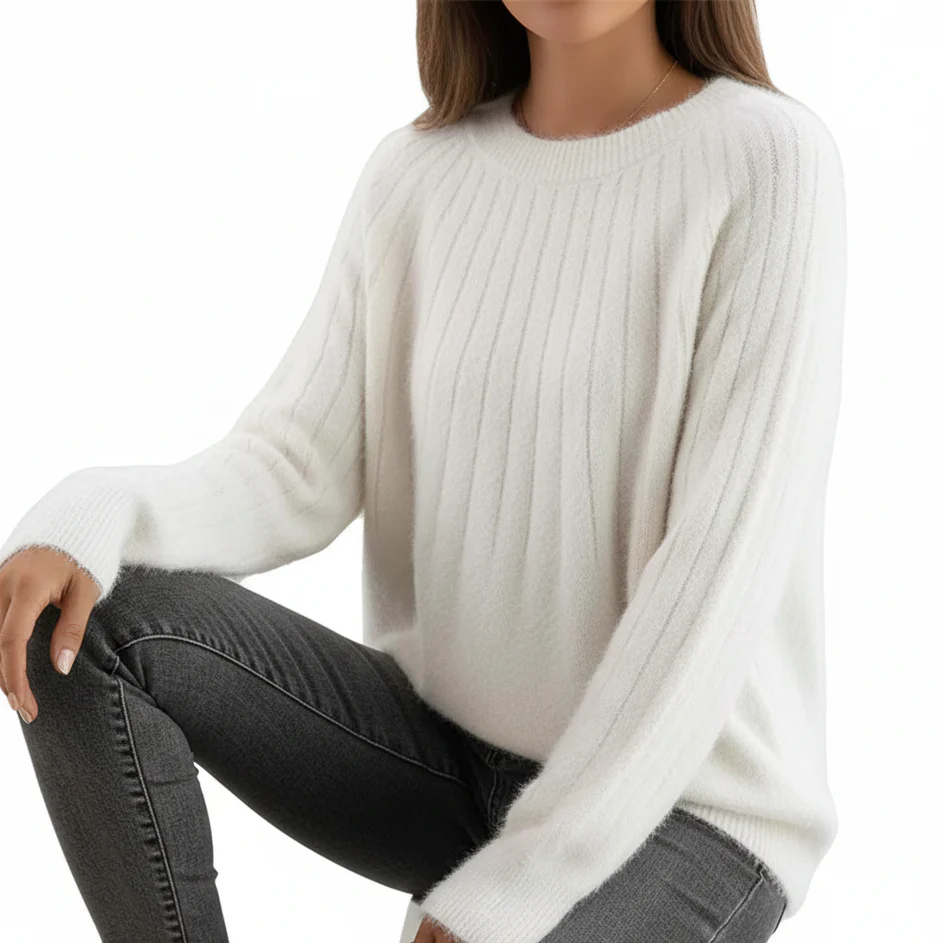 Lucy | Cashmere look Knit Sweater