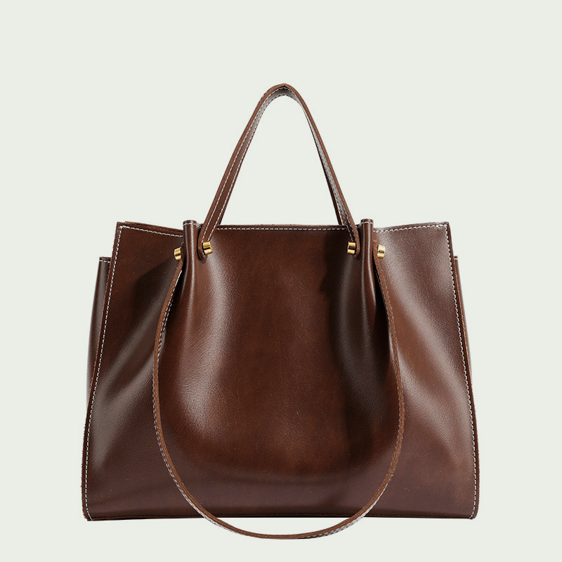 Claire | Spacious Shoulder Bag in Vegan Leather - Handmade, Elegant, and Functional