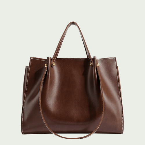 Claire | Spacious Shoulder Bag in Vegan Leather - Handmade, Elegant, and Functional