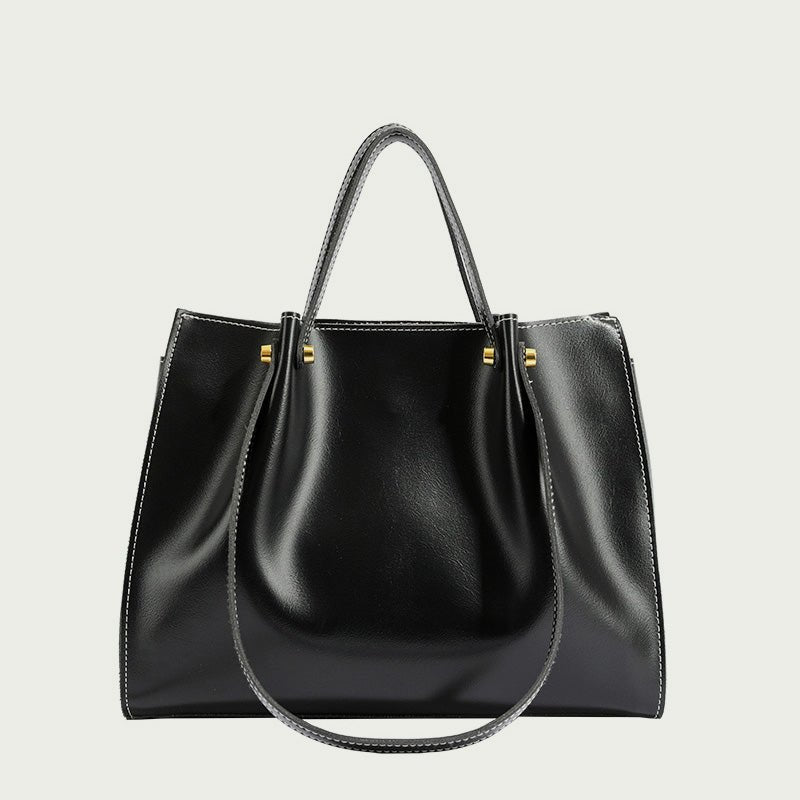 Claire | Spacious Shoulder Bag in Vegan Leather - Handmade, Elegant, and Functional
