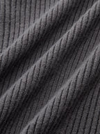 Mary | Cropped Knitted Sweater with Puff Sleeves