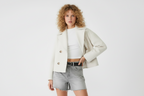 Stylish Short Women's Jacket with Double-Breasted Design - Senna