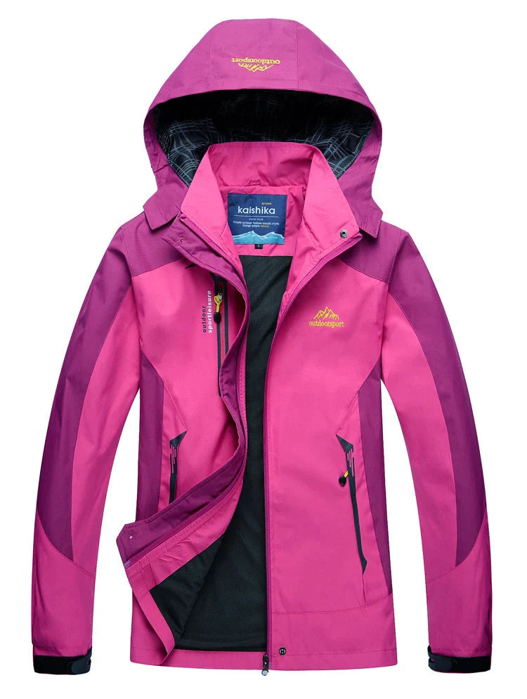 Robin | Women's Waterproof Rain Jacket with Hood and Lining