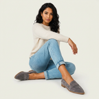 Timeless Suede Women's Loafers with Pointed Toe