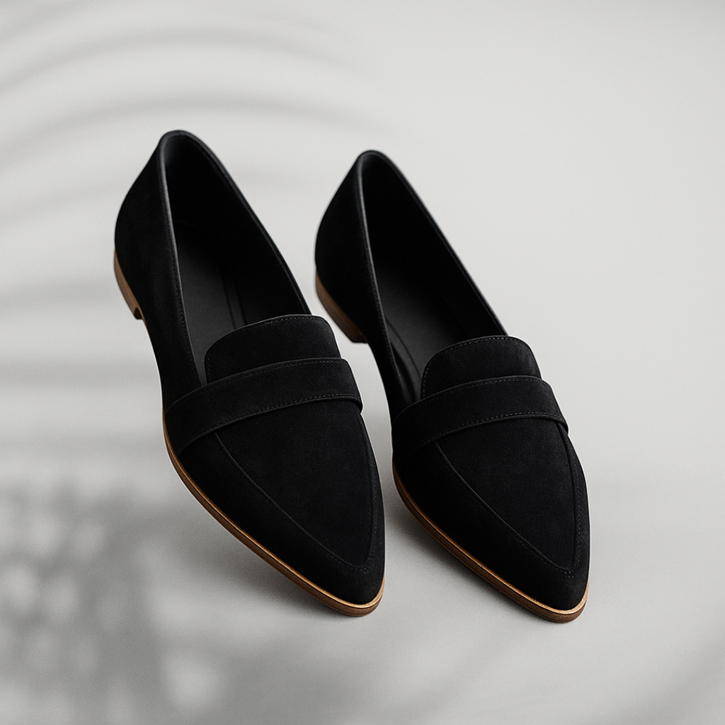 Timeless Suede Women's Loafers with Pointed Toe