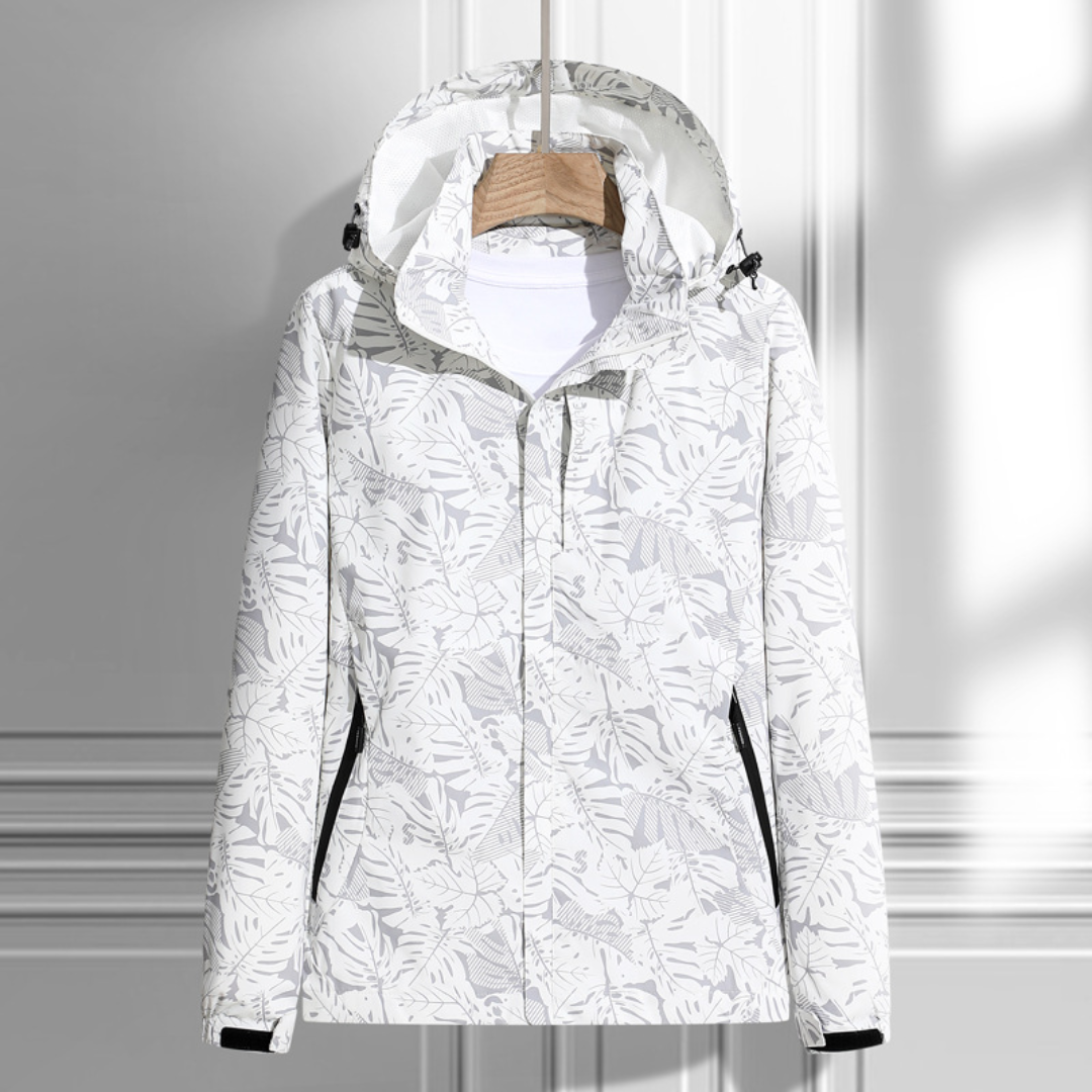 Lia | Women's Hooded Jacket with Zipper Waterproof Lightweight